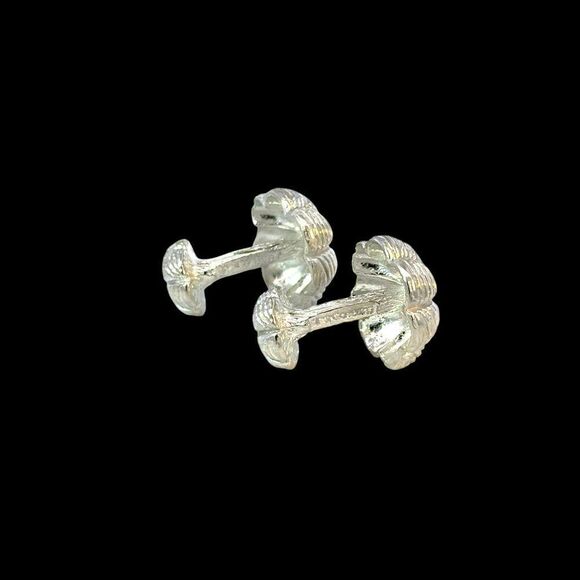 Tiffany & Co Mushroom Cufflinks Sterling Silver 11.60 Grams Estate TIF918 - Picture 10 of 12